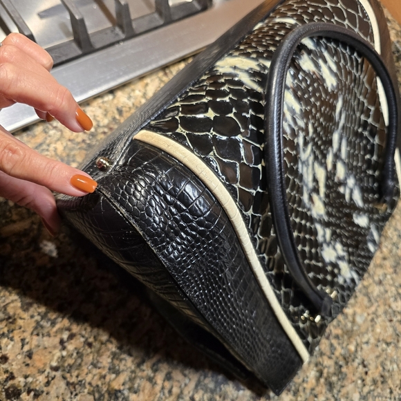 Brahmin Alice Carryall, Black Carlisle,  VGUC - Picture 5 of 12